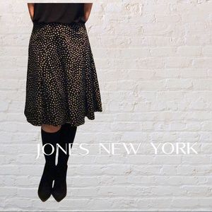Polka dot Jones New York Midi skirt